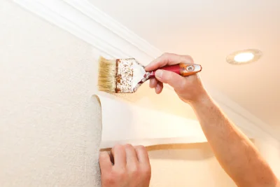 Pose de papier peint à Pfetterhouse — revêtements muraux et toiles de verre